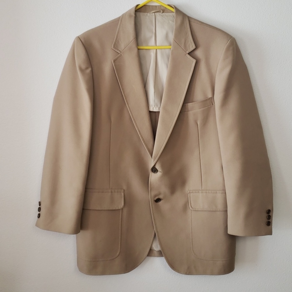 Tan JCPenney Suit Jacket